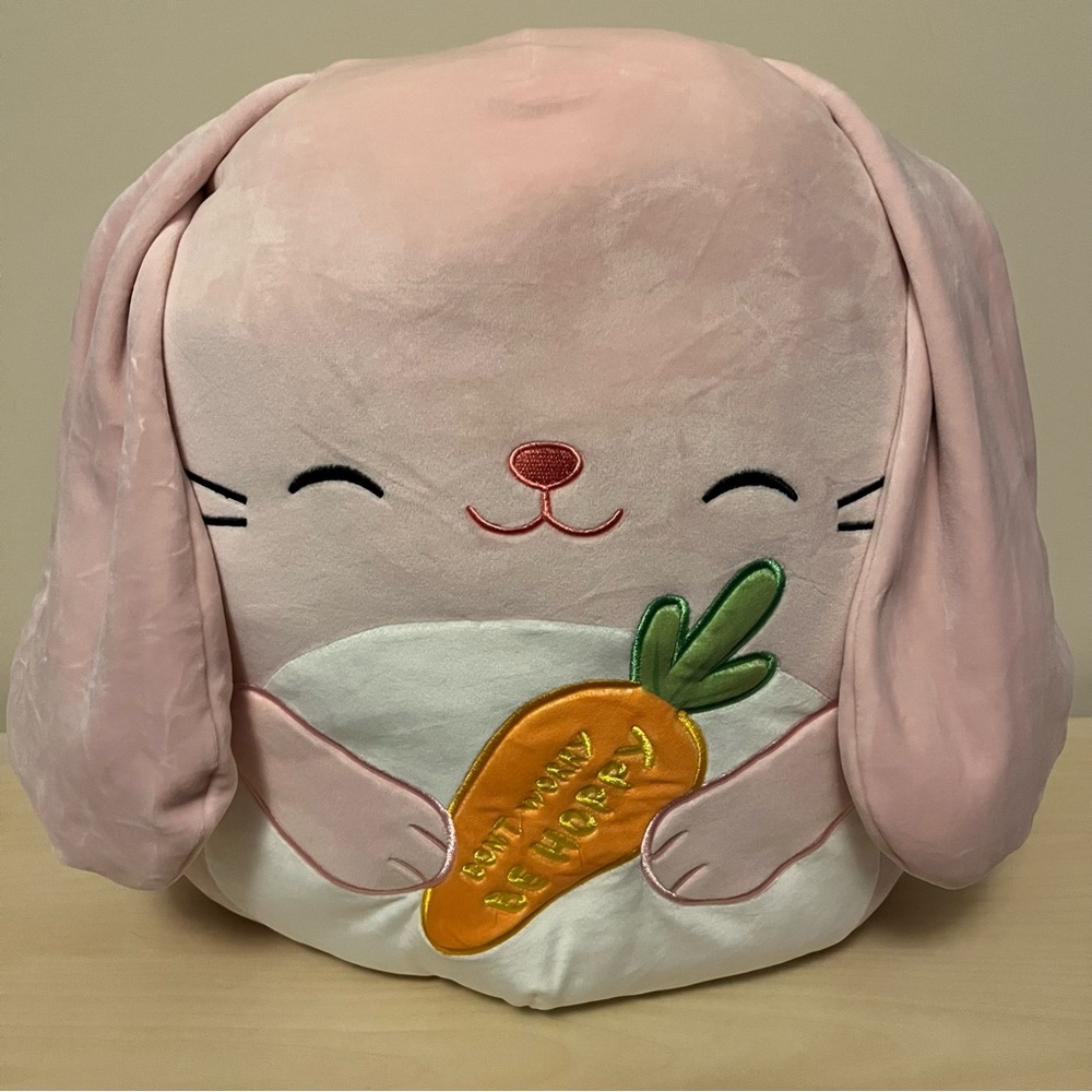Squishmallow Bop Bunny Rabbit 🐇, Easter 🐰🐣, Be Hoppy Carrot 🥕, 16” New
